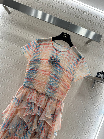 Active Print Short-Sleeve Dress