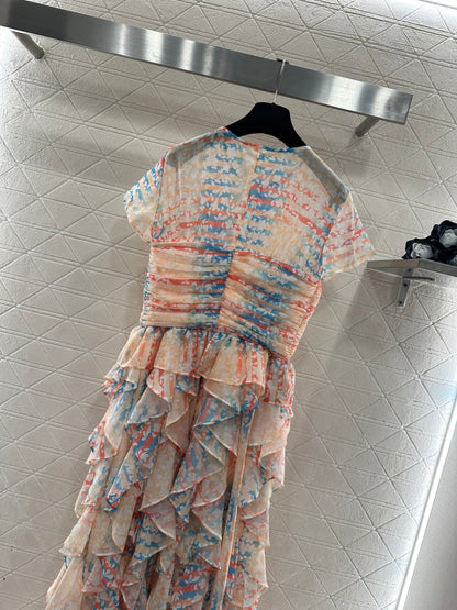 Active Print Short-Sleeve Dress