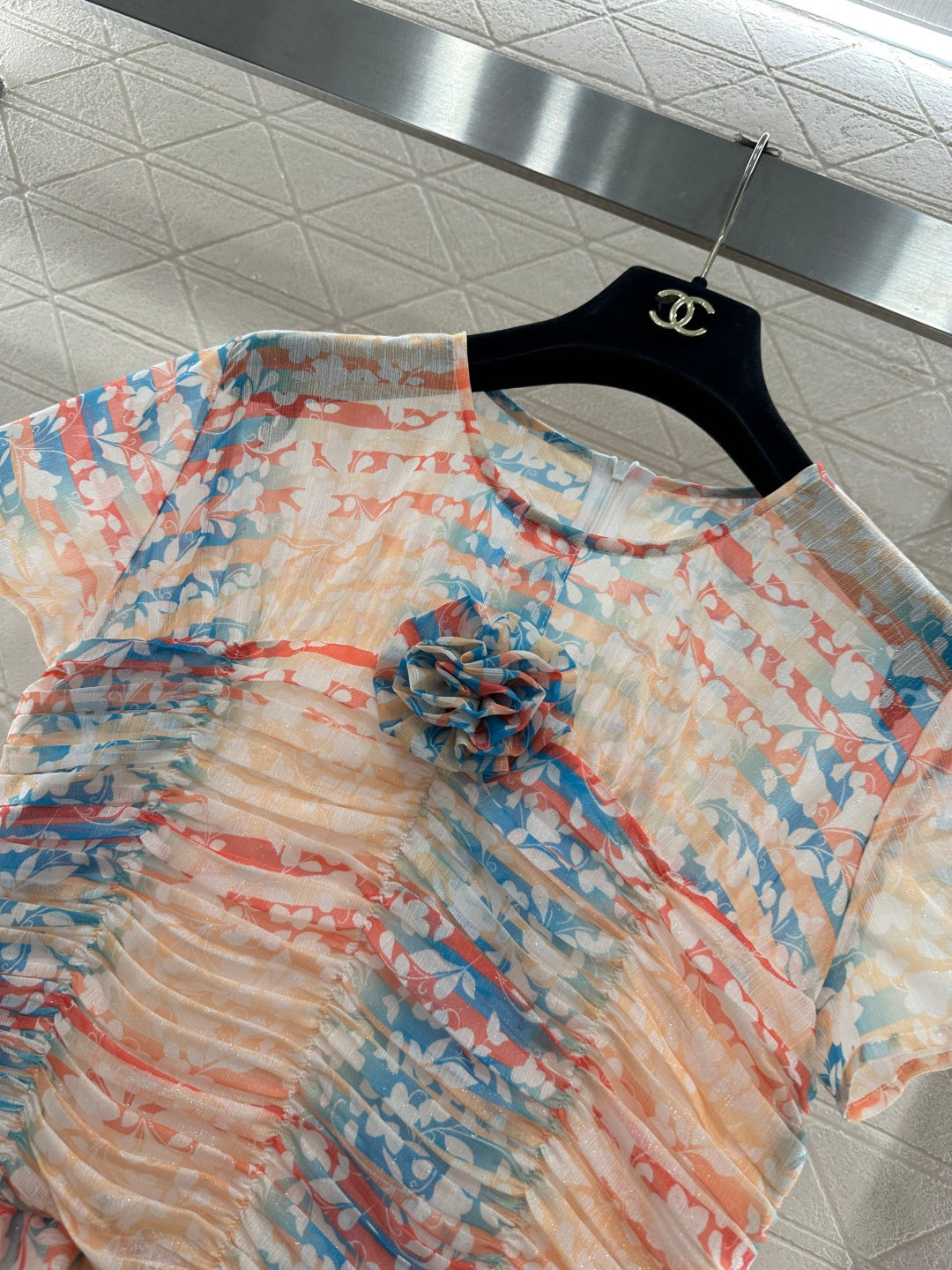 Active Print Short-Sleeve Dress