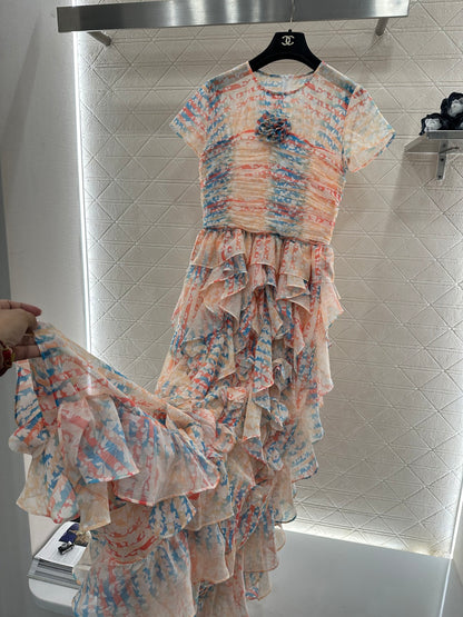 Active Print Short-Sleeve Dress