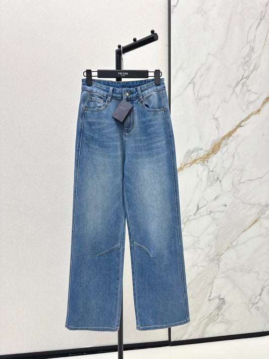 Casual straight-leg pants