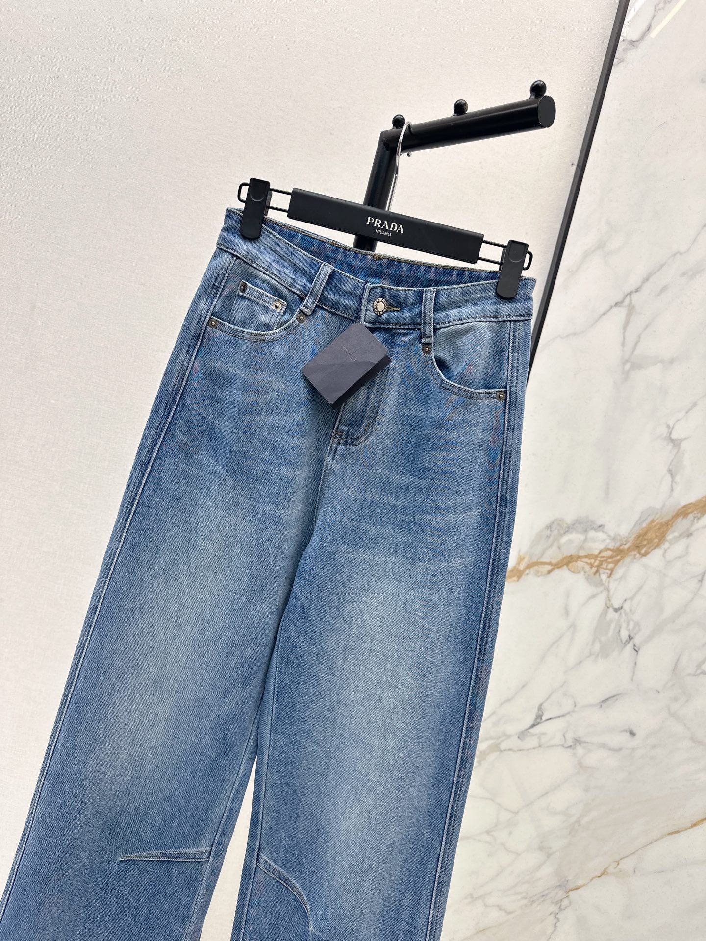 Casual straight-leg pants