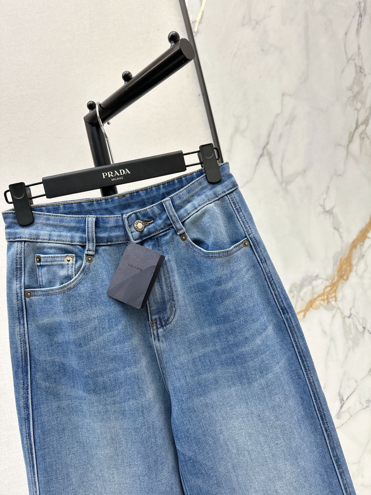 Casual straight-leg pants