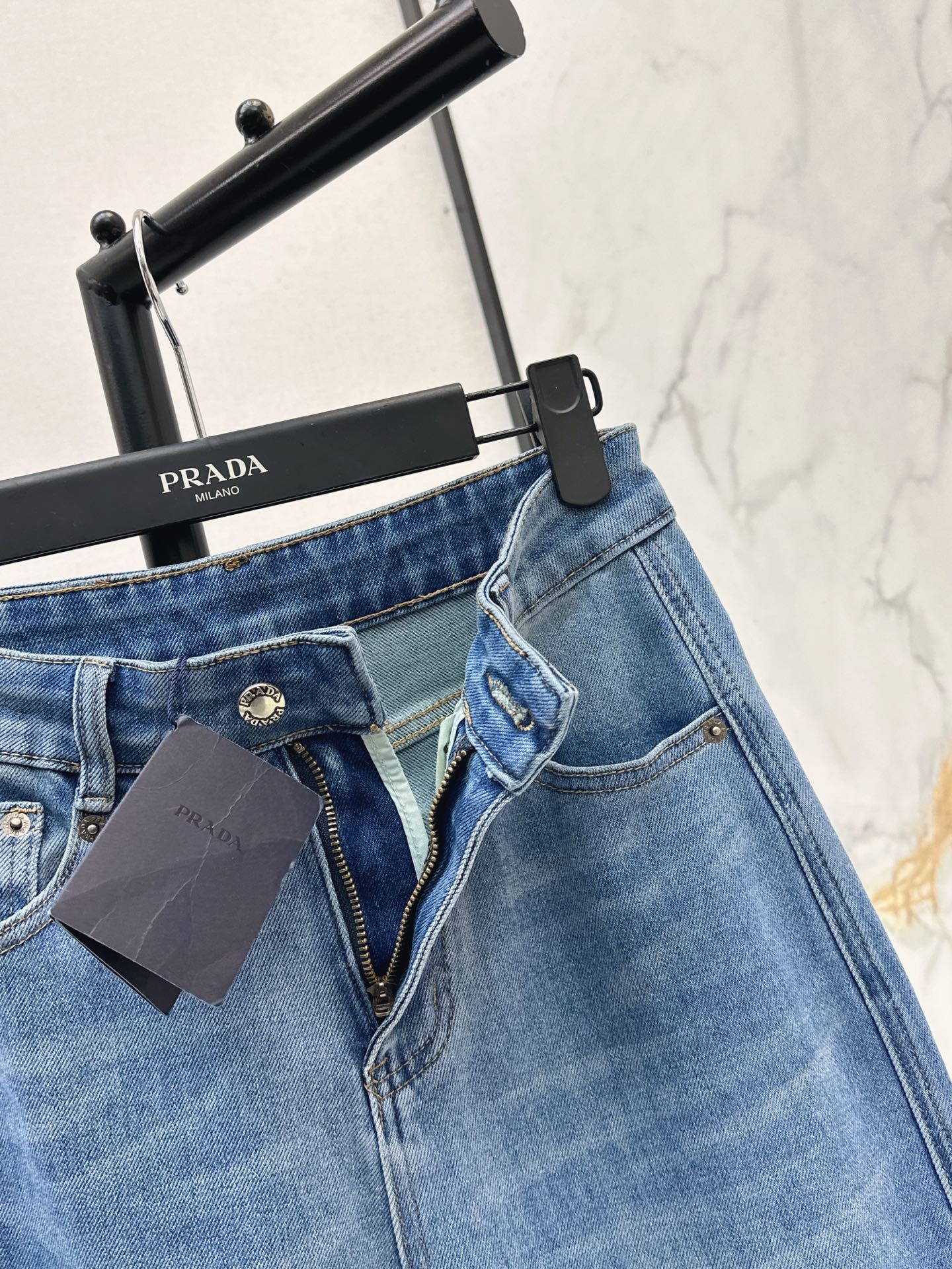 Casual straight-leg pants