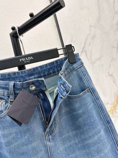 Casual straight-leg pants