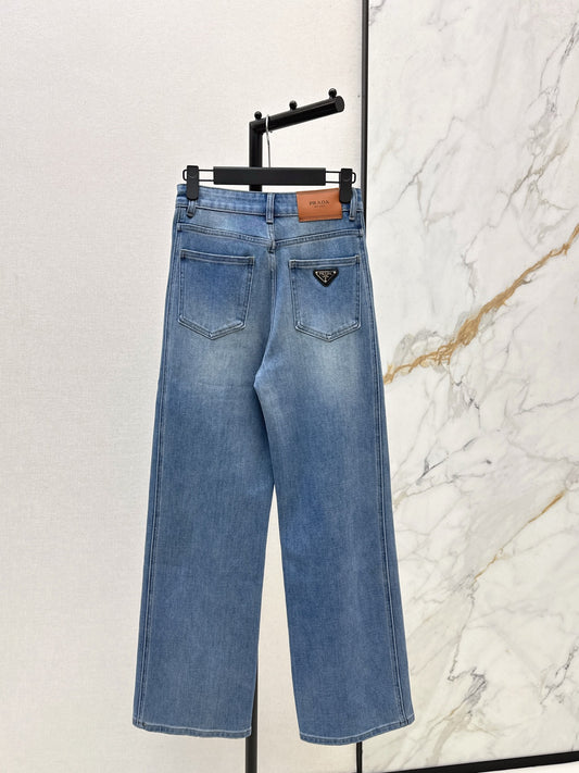 Casual straight-leg pants