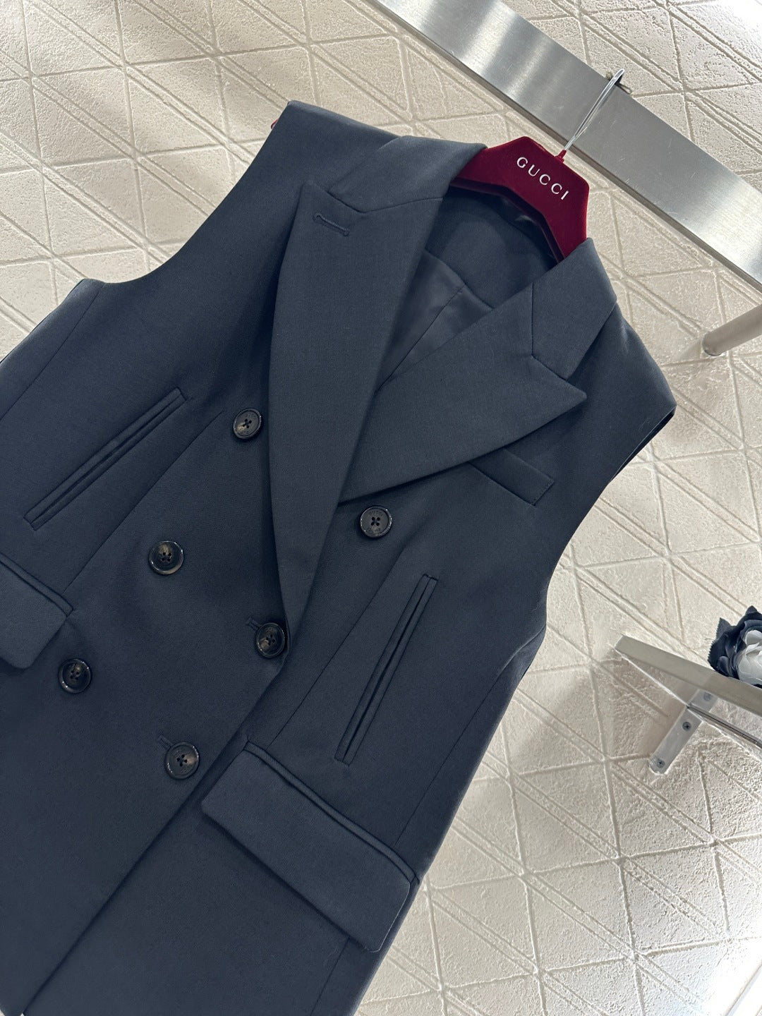 Oversized Suit Vest and Trousers Se