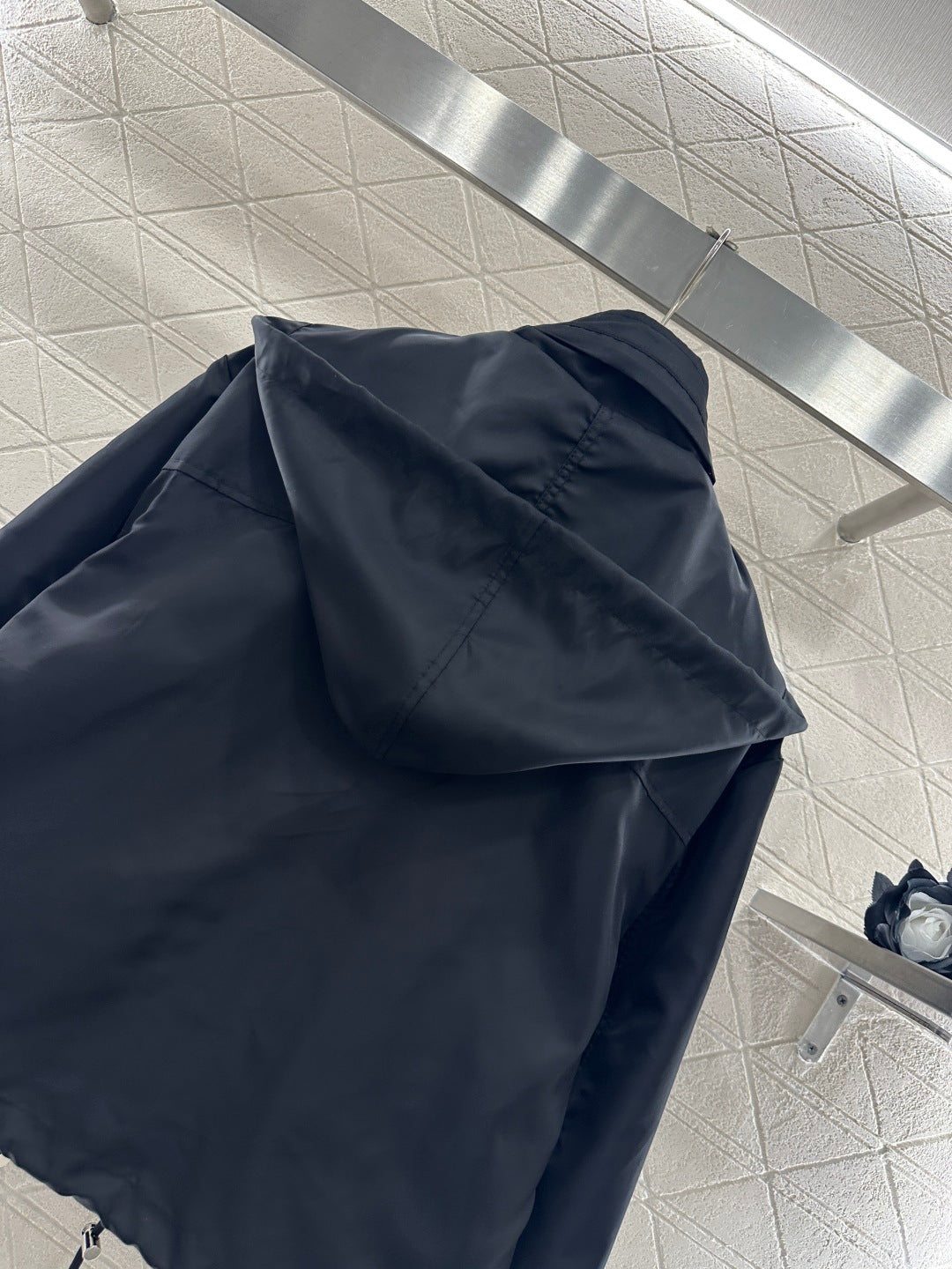 Drawstring Zipper Jacket