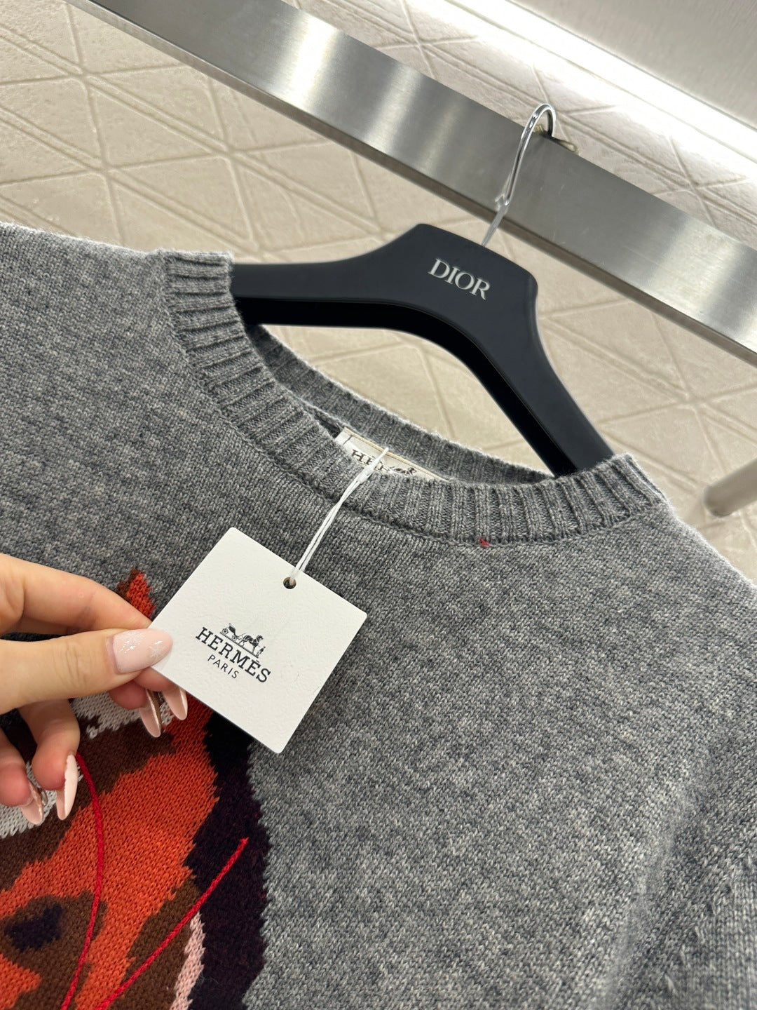 Jacquard Horsehead Sweater