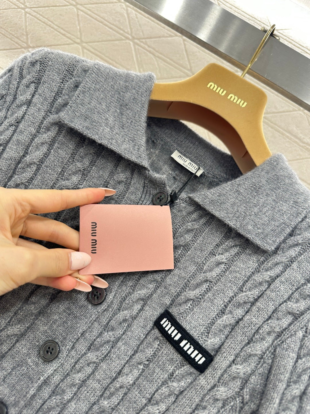 Located Cable Knit Dress