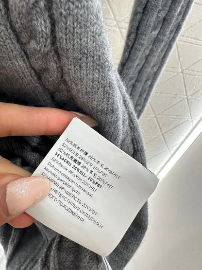 Located Cable Knit Dress