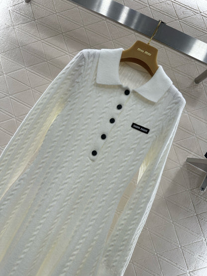 Located Cable Knit Dress