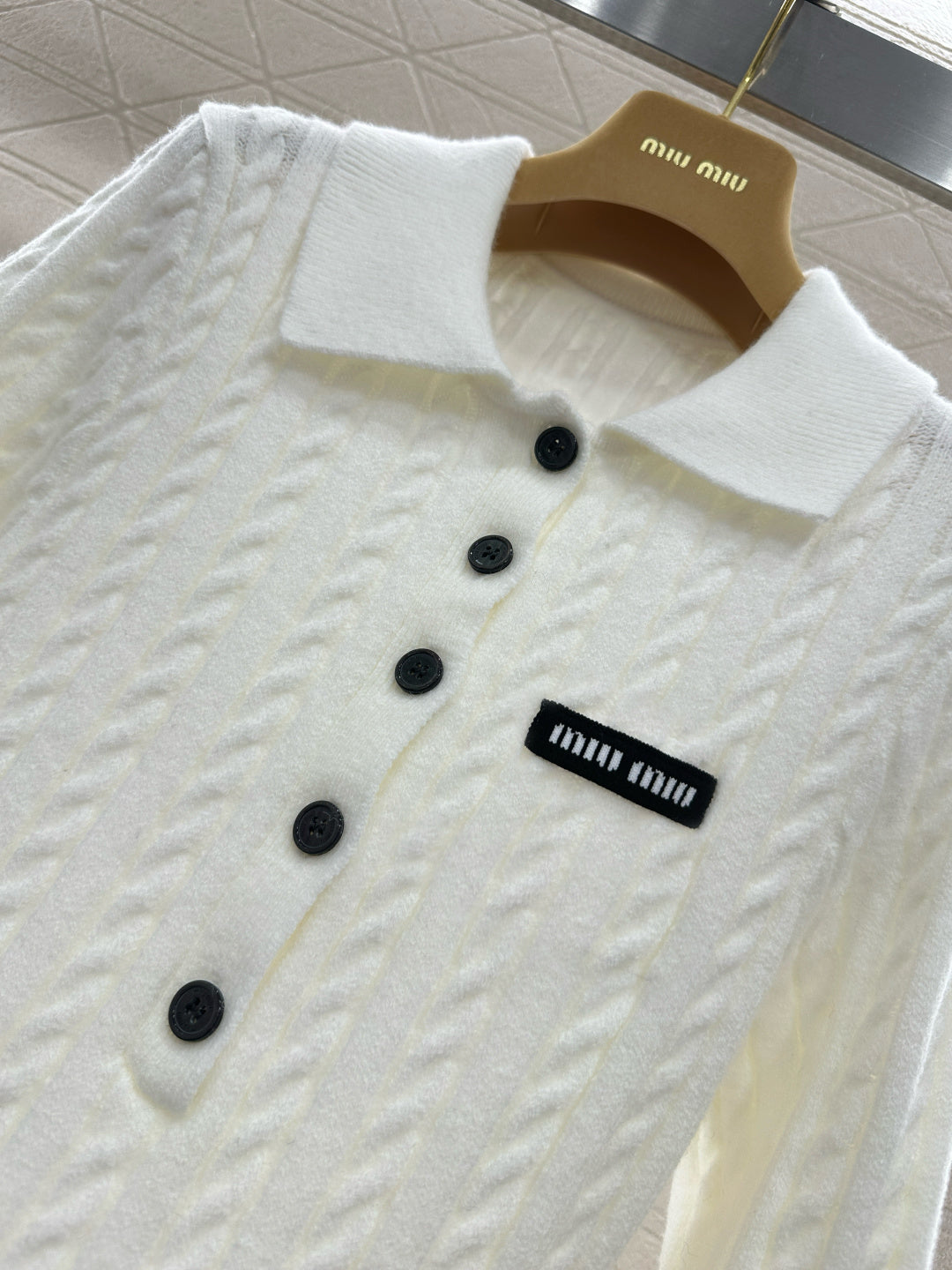 Located Cable Knit Dress