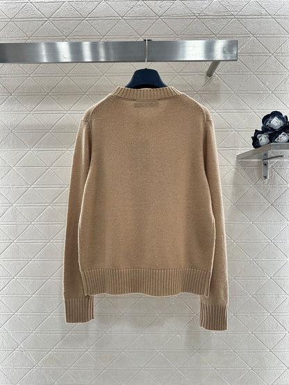 Four-Leaf Clover Color Block Sweater