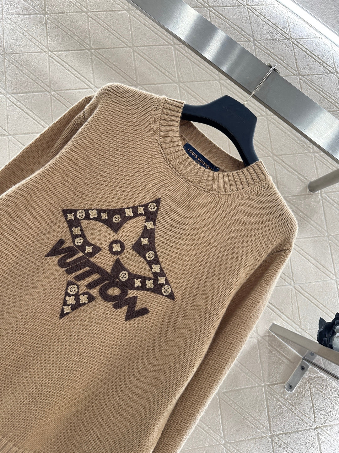 Four-Leaf Clover Color Block Sweater