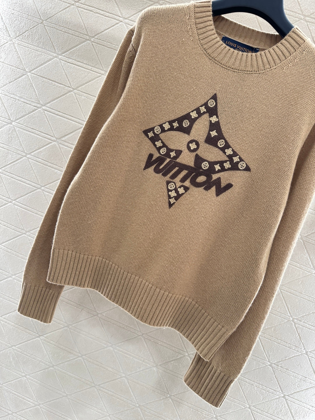 Four-Leaf Clover Color Block Sweater