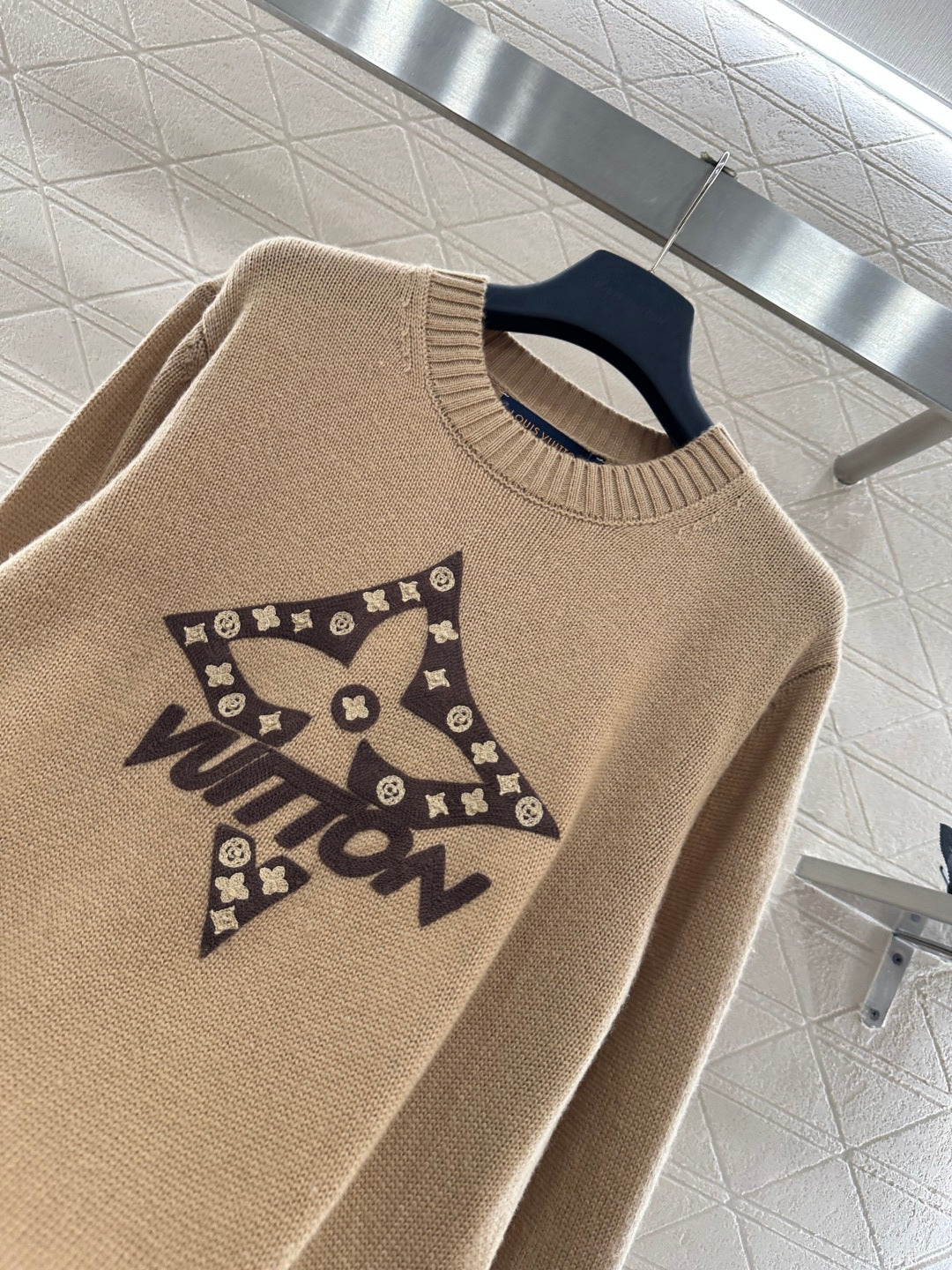 Four-Leaf Clover Color Block Sweater