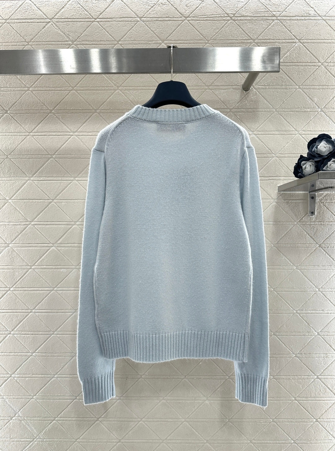 Four-Leaf Clover Color Block Sweater