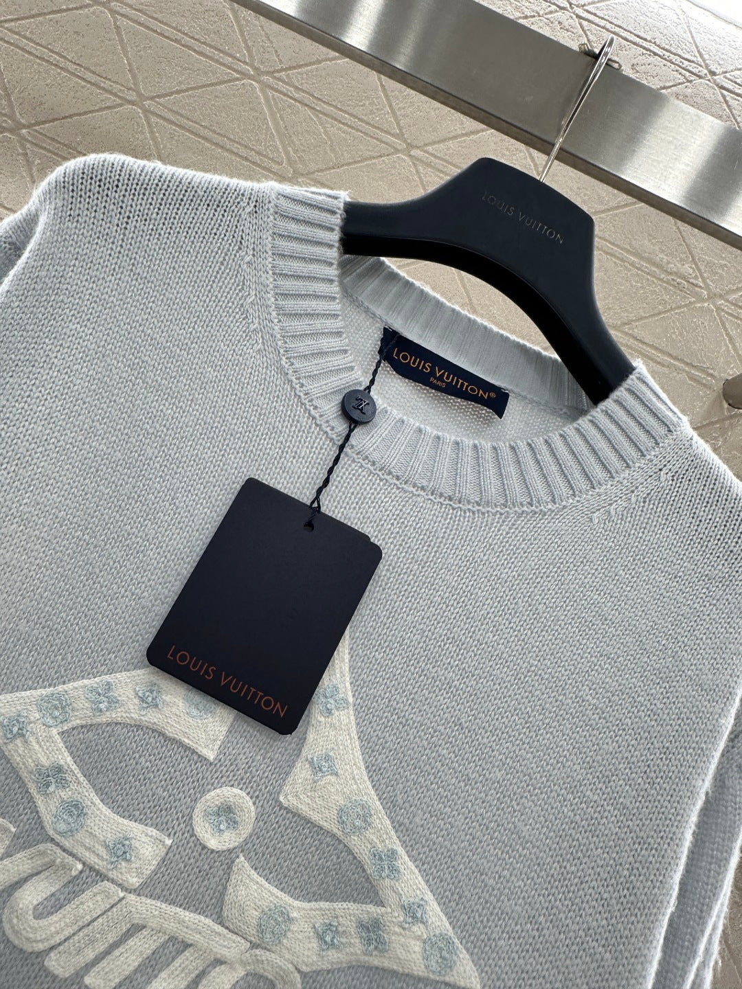Four-Leaf Clover Color Block Sweater