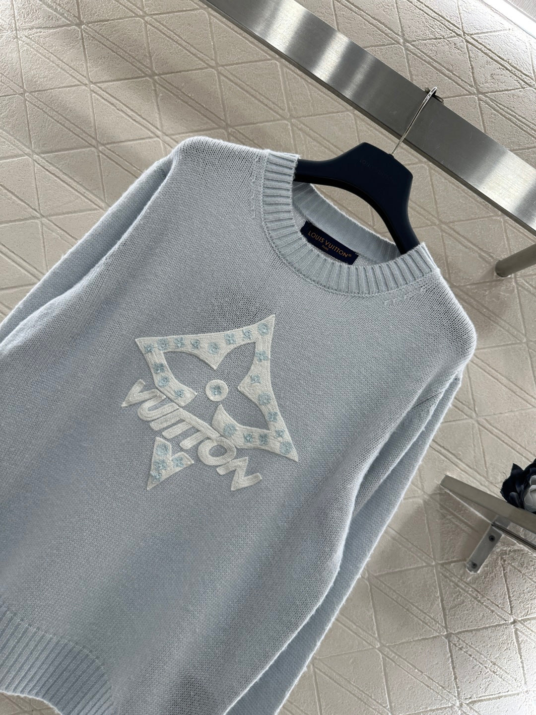 Four-Leaf Clover Color Block Sweater