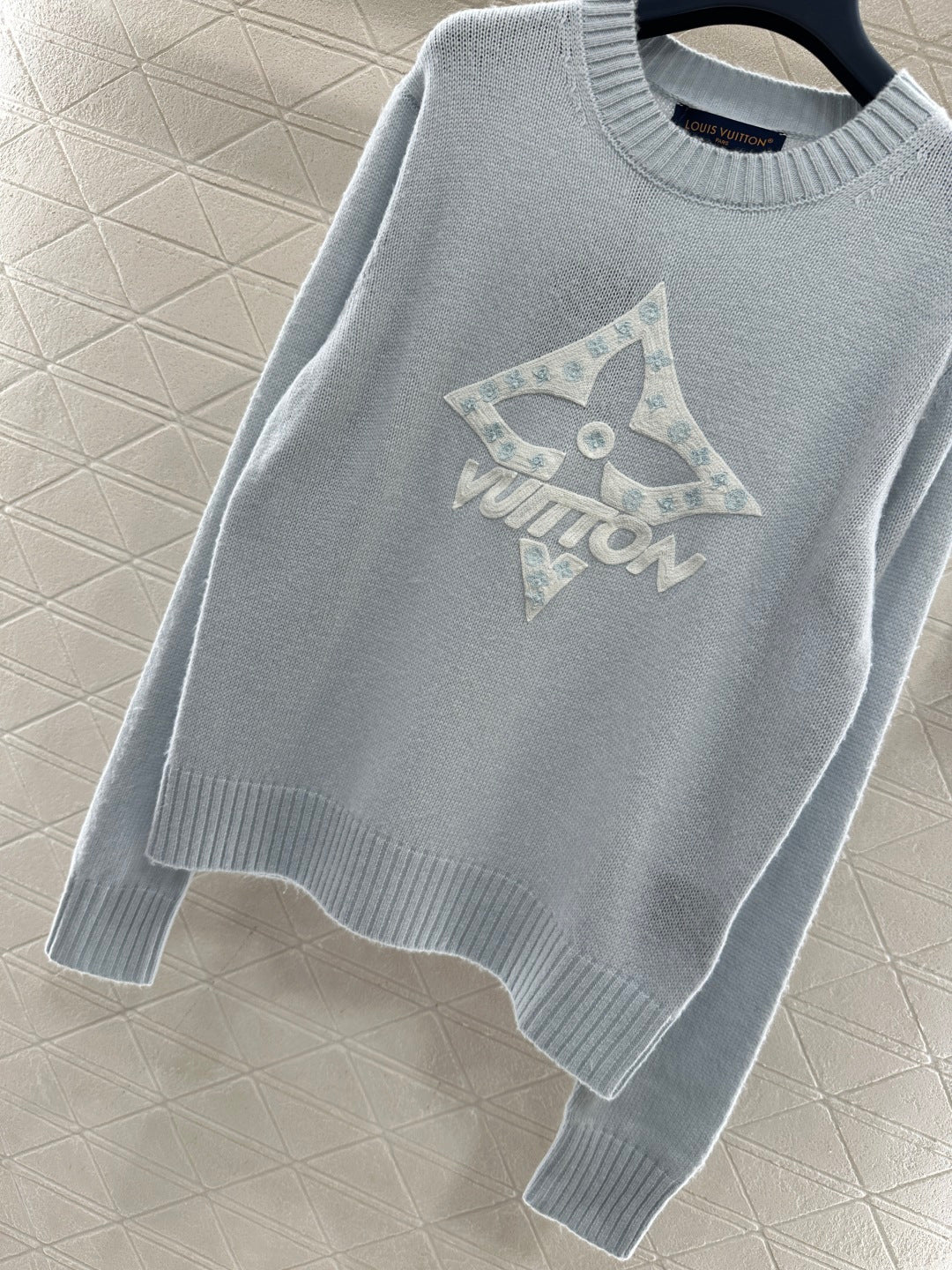 Four-Leaf Clover Color Block Sweater