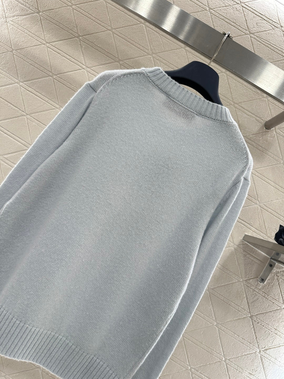 Four-Leaf Clover Color Block Sweater