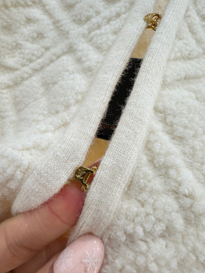 Jacquard Knit Cardigan/Skirt