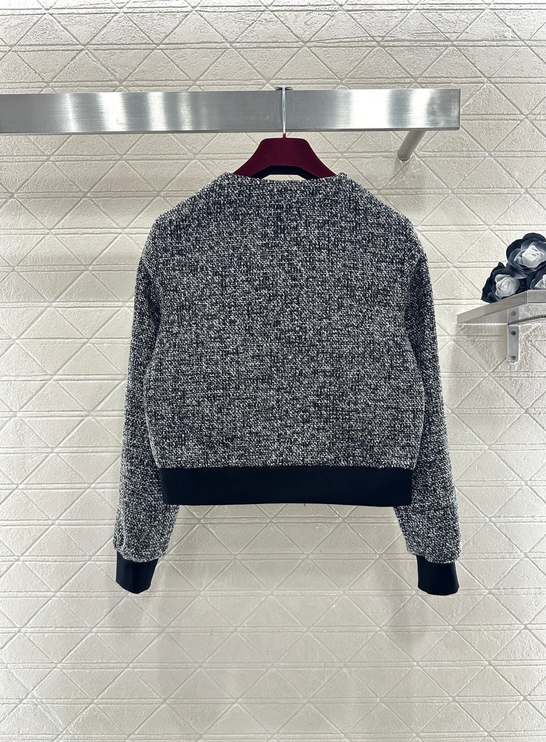 Heather Gray Wool Jacket/Skirt