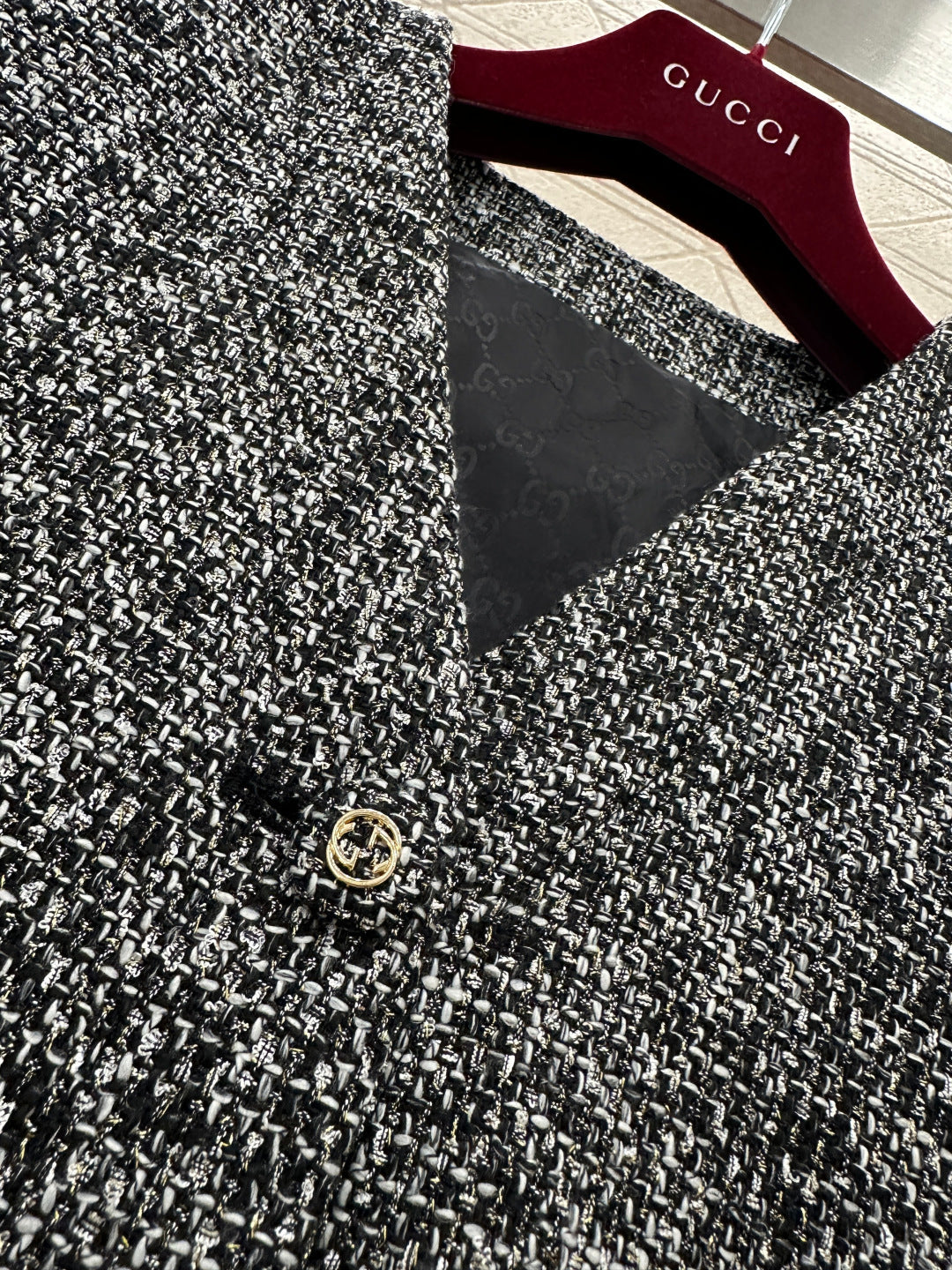 Heather Gray Wool Jacket/Skirt