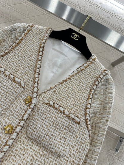 Place-up Faux Two-Piece Jacket
