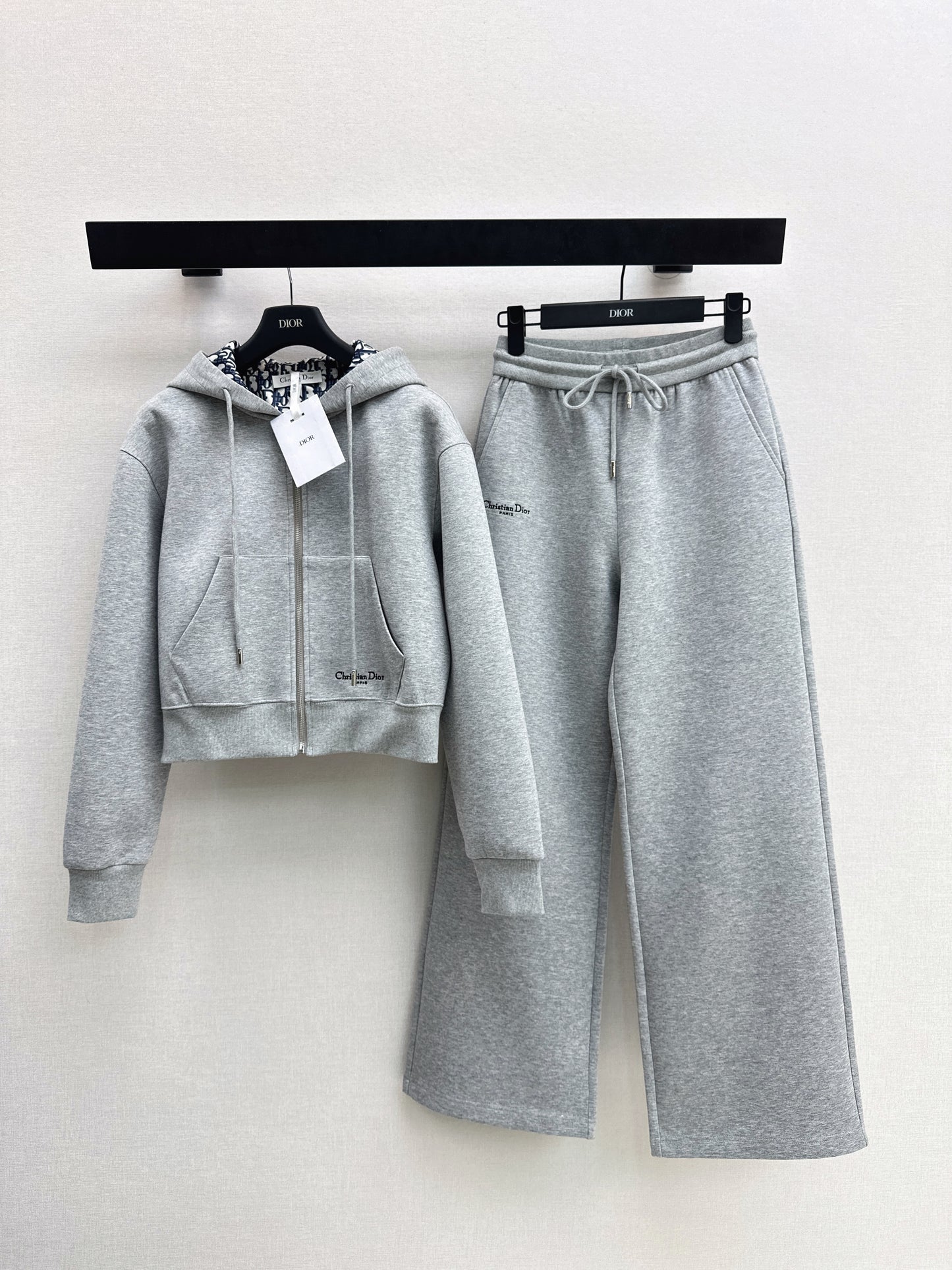 Monogram-patterned casual set