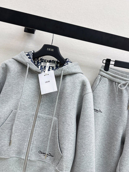 Monogram-patterned casual set