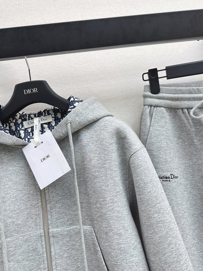 Monogram-patterned casual set