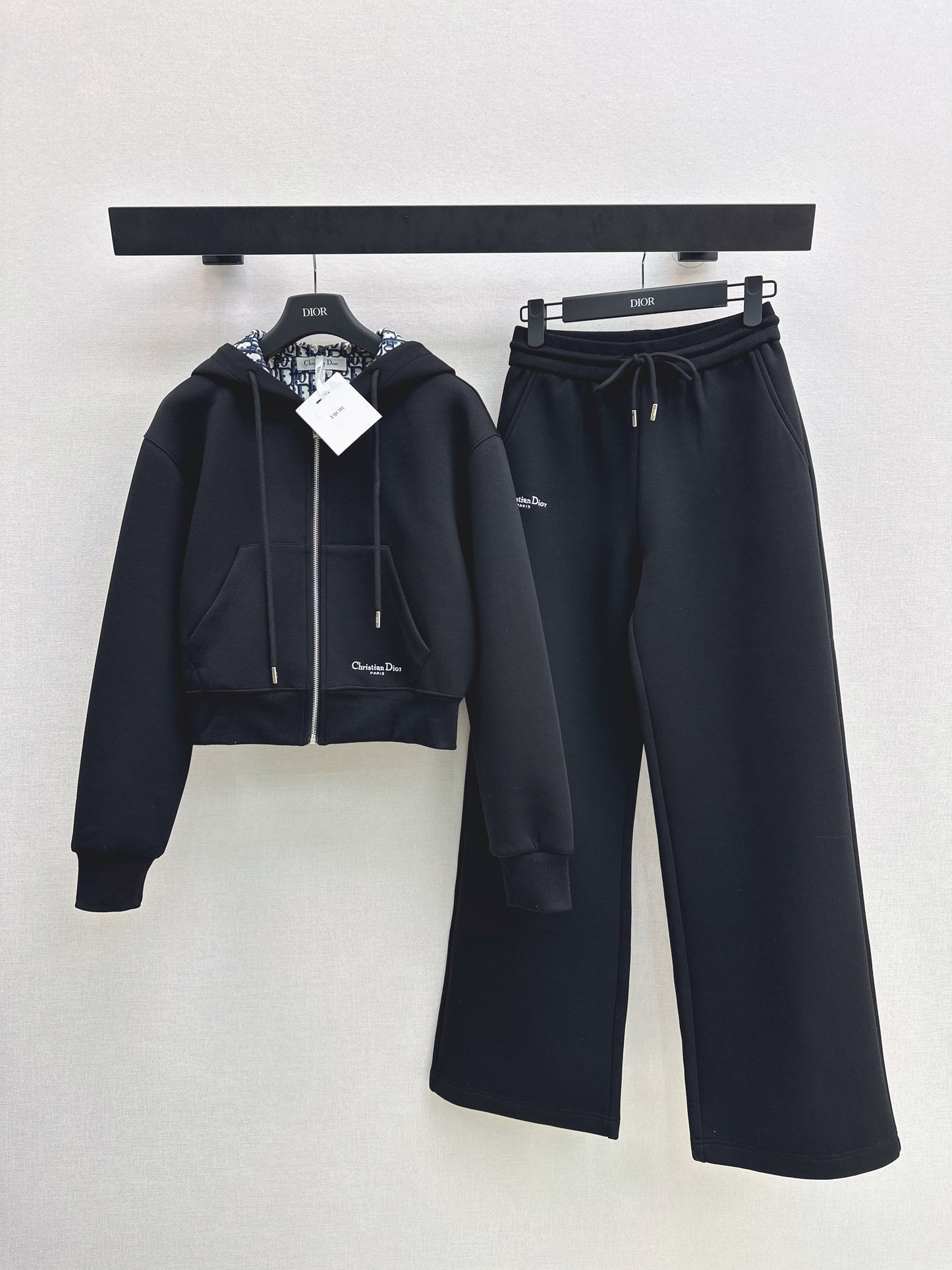Monogram-patterned casual set