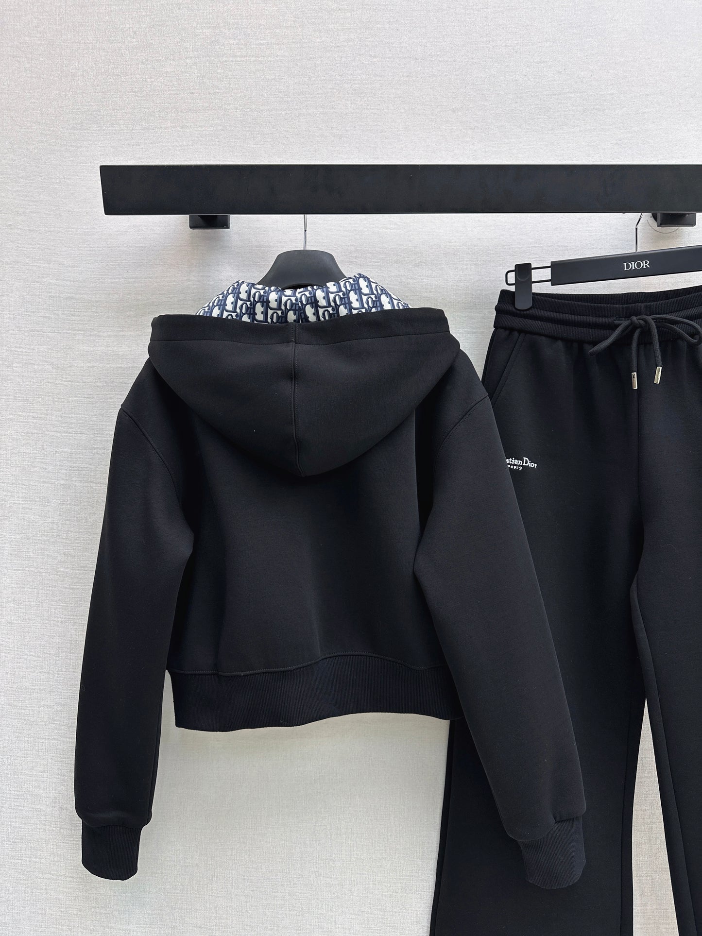Monogram-patterned casual set