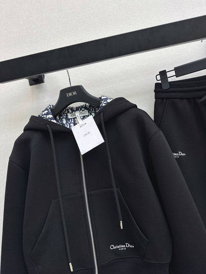 Monogram-patterned casual set