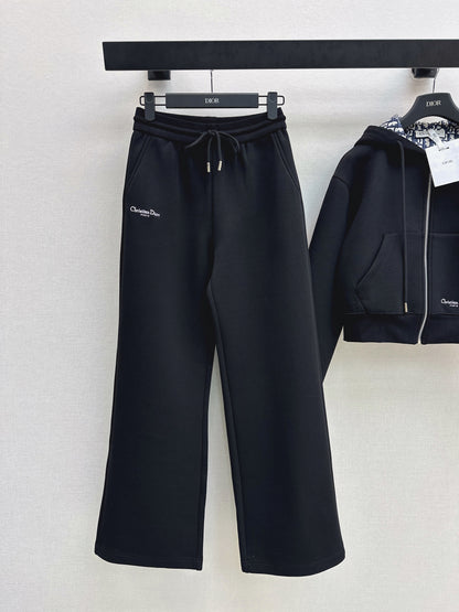 Monogram-patterned casual set