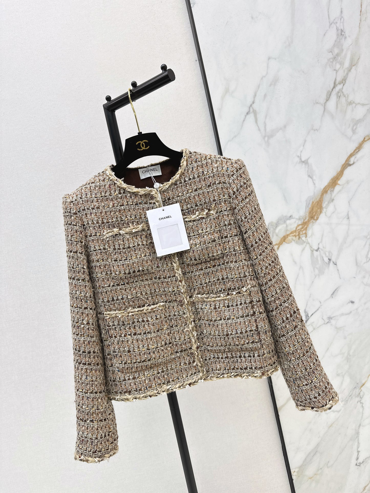 Short Woven Cardigan
