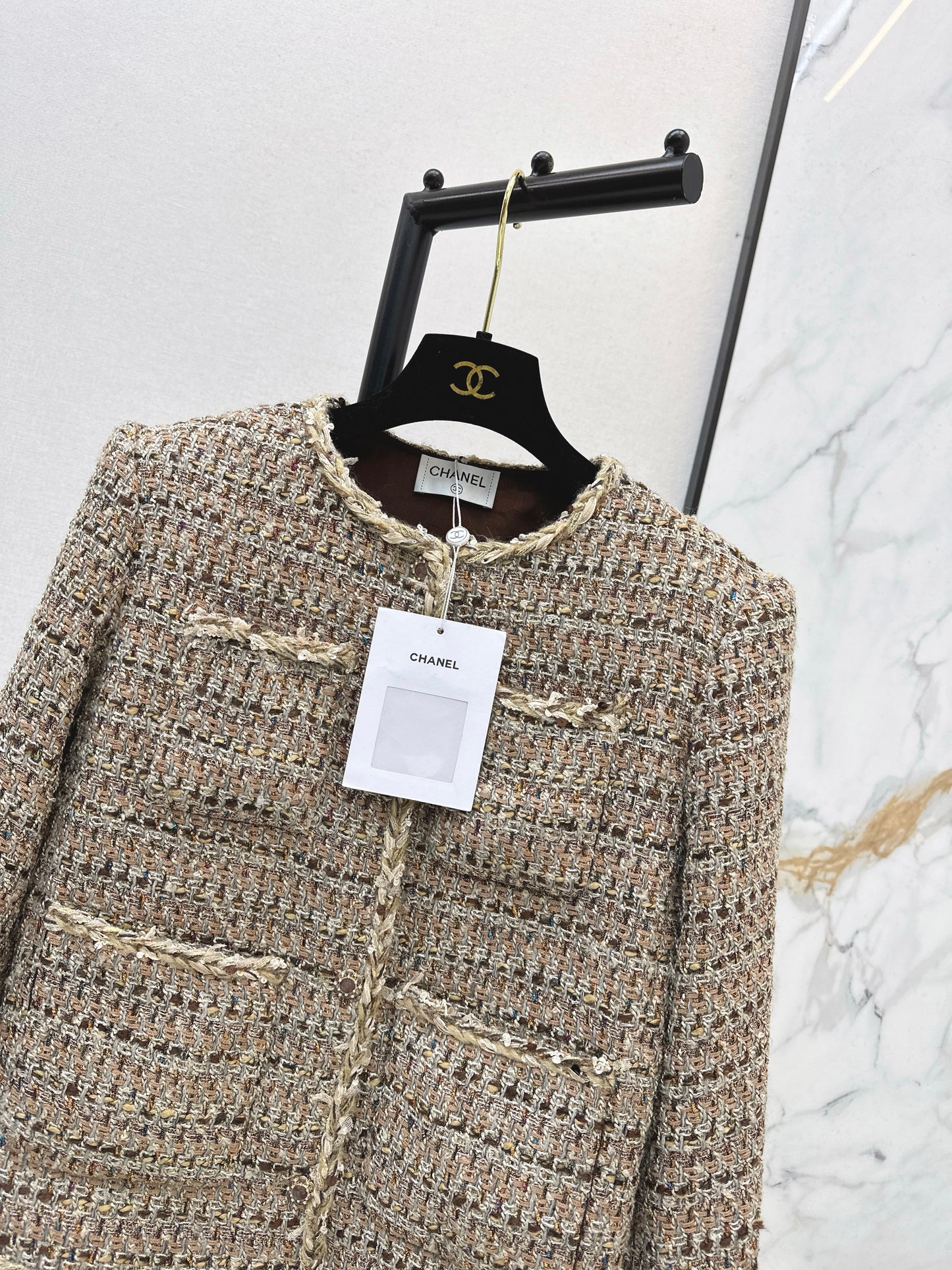 Short Woven Cardigan
