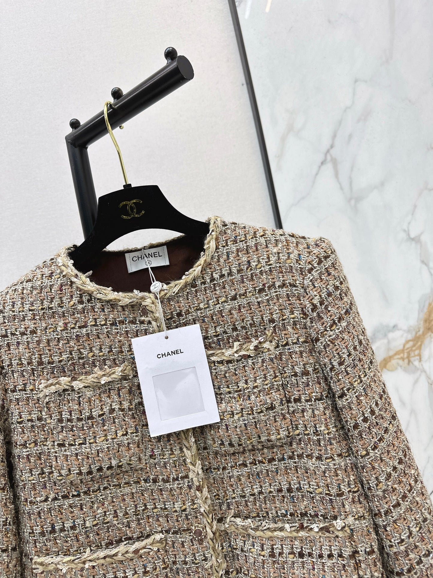 Short Woven Cardigan