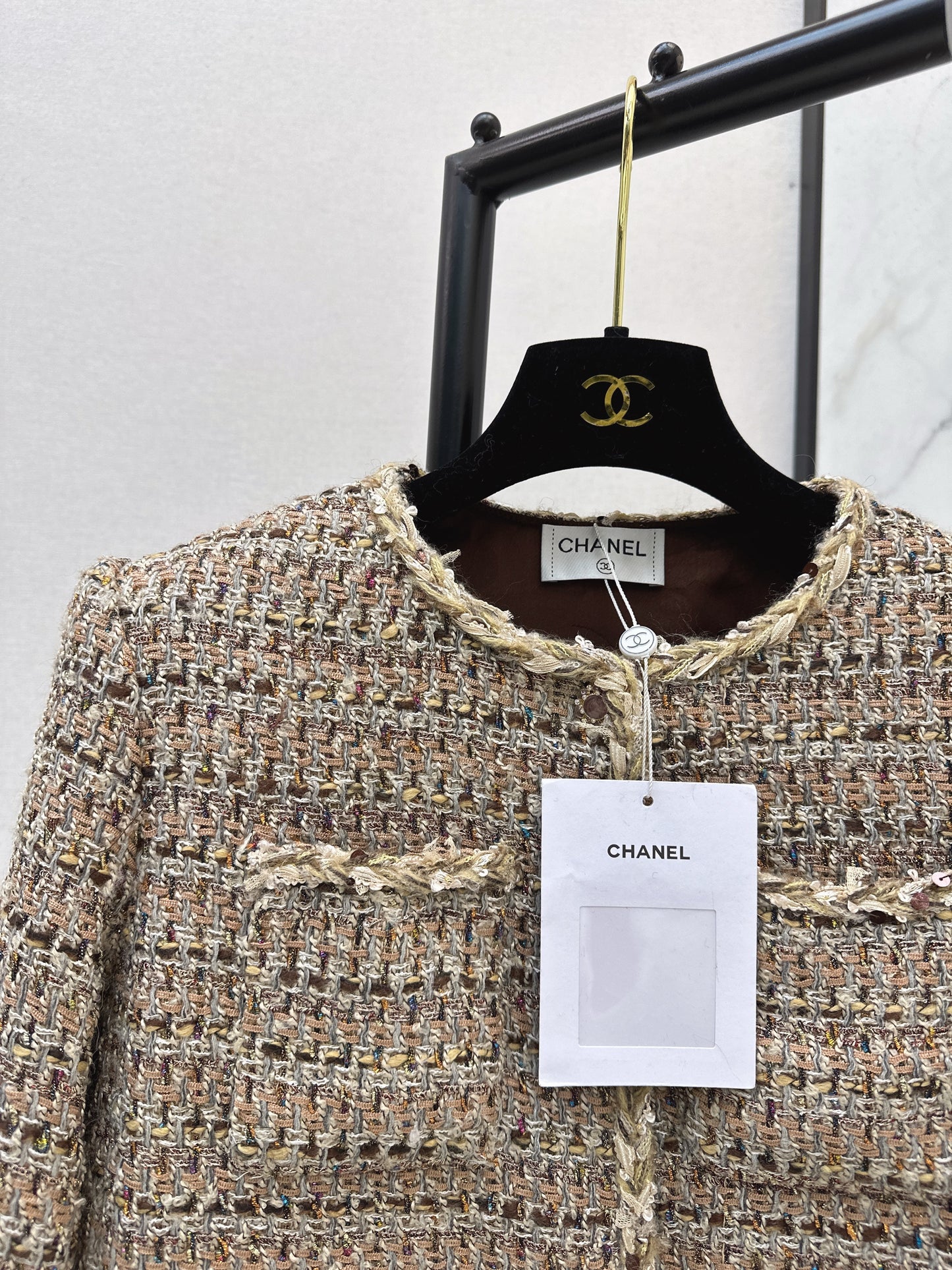 Short Woven Cardigan