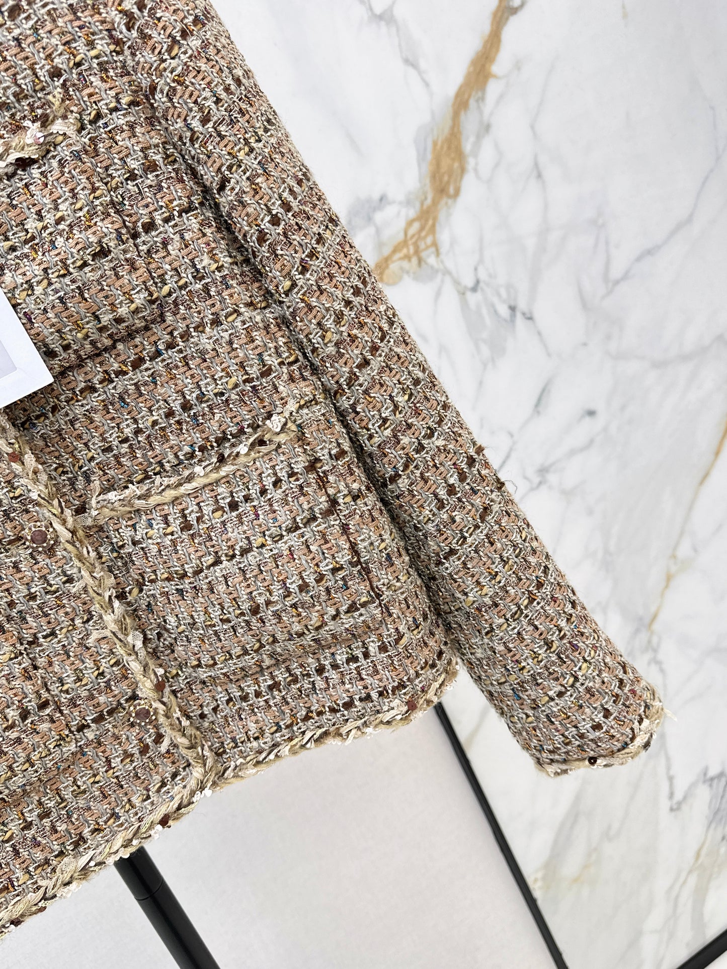 Short Woven Cardigan