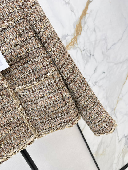 Short Woven Cardigan