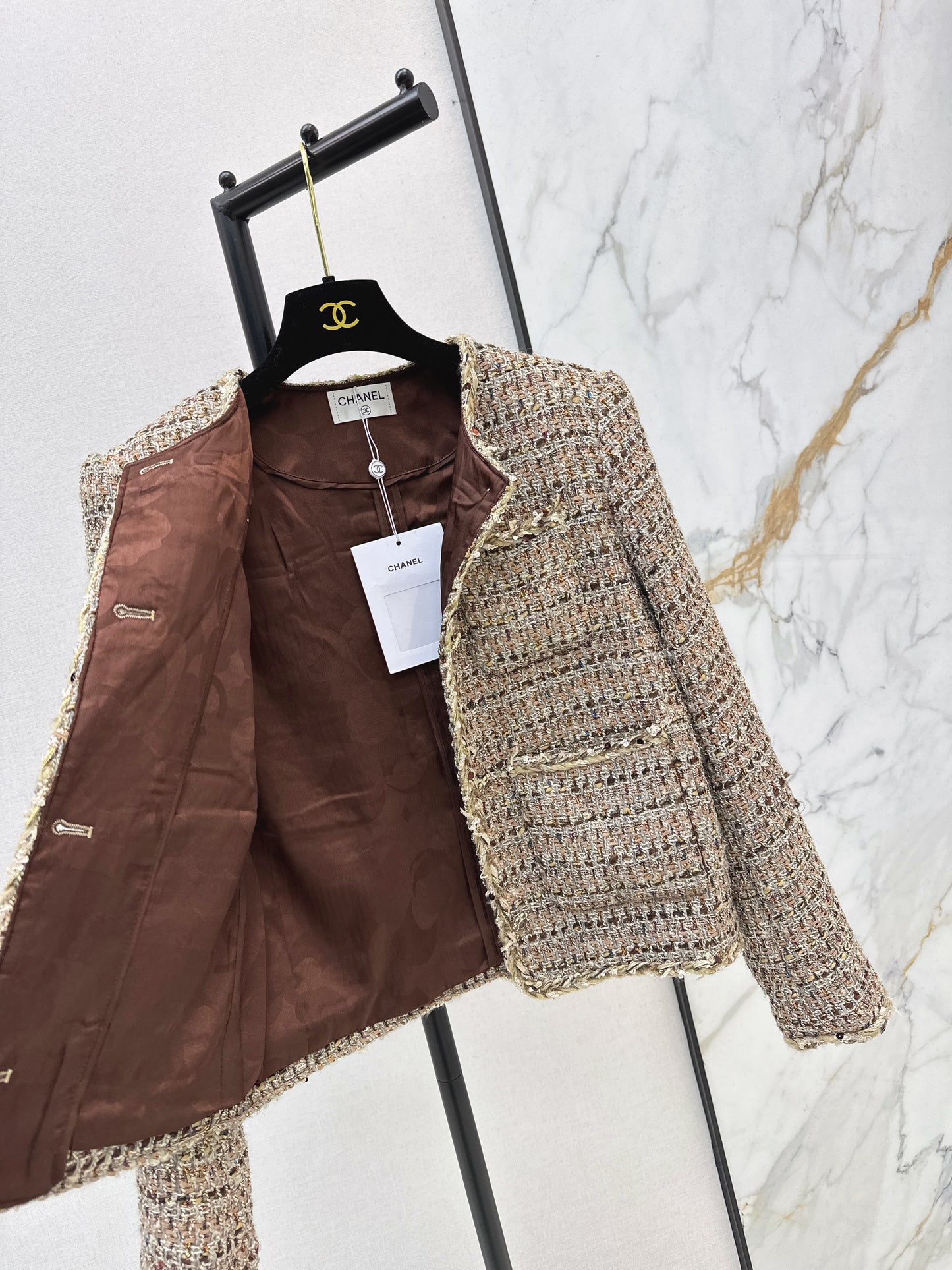 Short Woven Cardigan