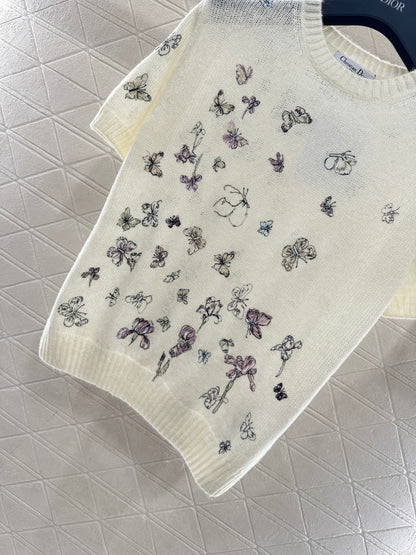 Embroidered Short-Sleeve T-Shirt