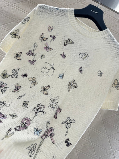 Embroidered Short-Sleeve T-Shirt