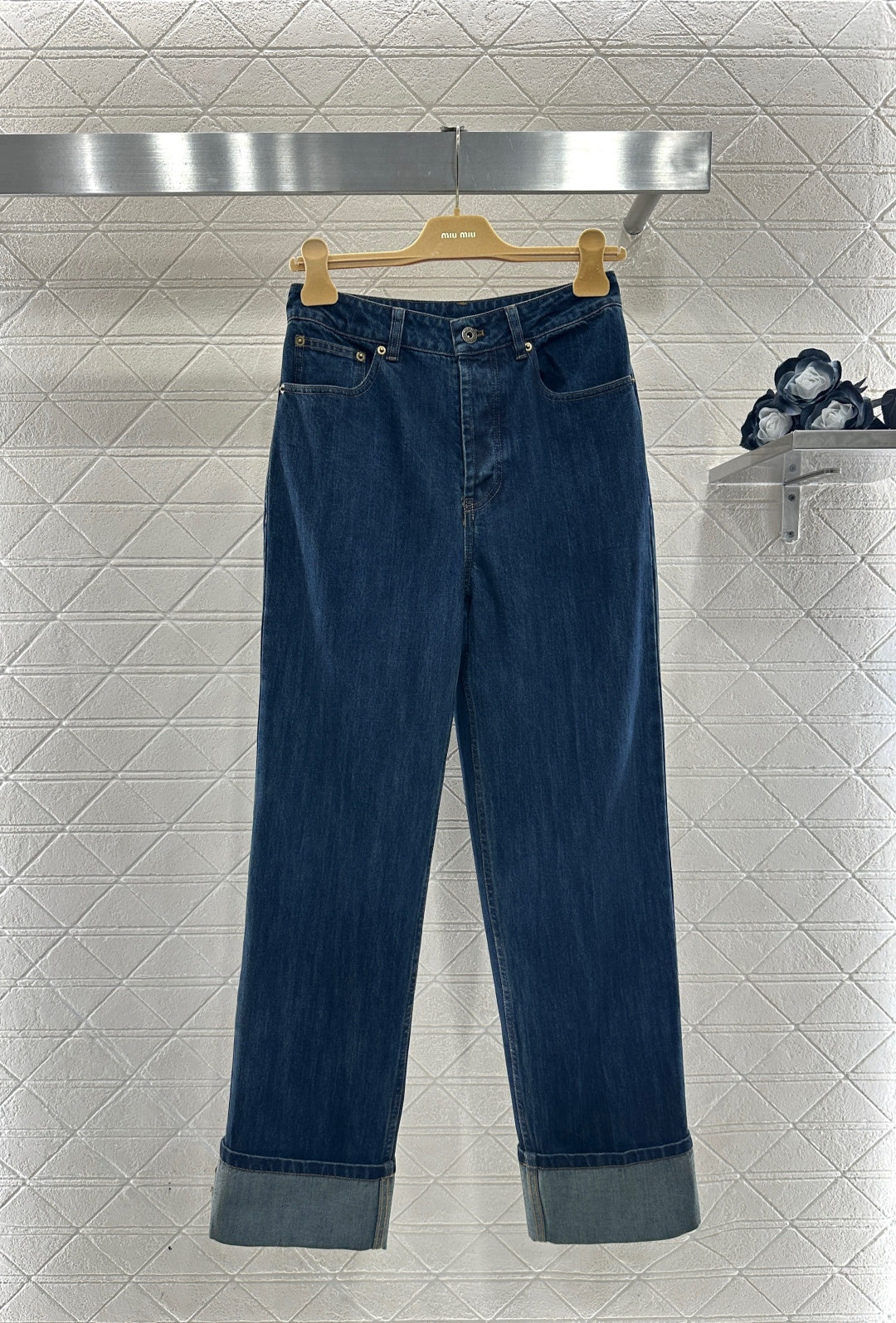 Patchwork Collared Denim Jacket/Pants