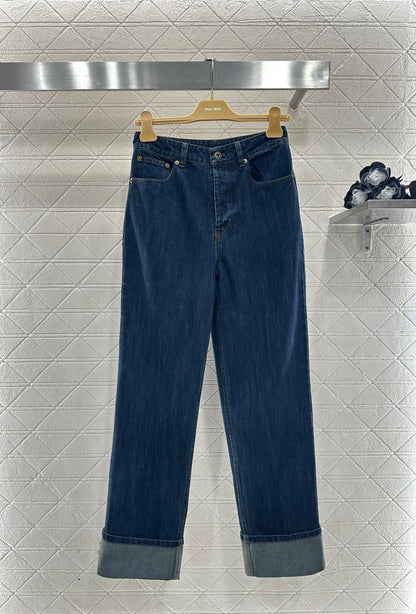 Patchwork Collared Denim Jacket/Pants