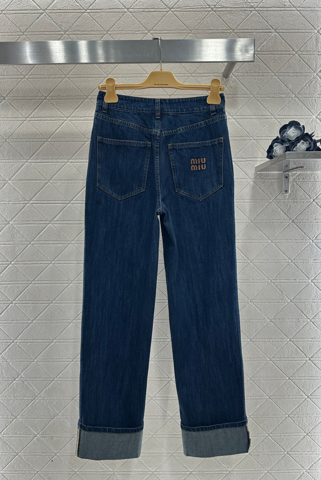 Patchwork Collared Denim Jacket/Pants