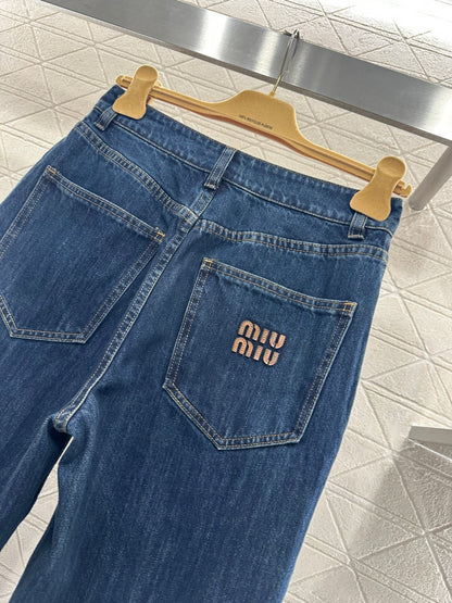 Patchwork Collared Denim Jacket/Pants